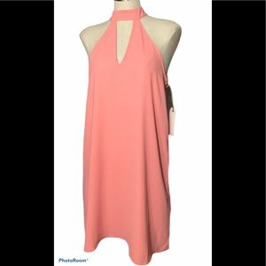 Leith keyhole choker sheath dress Small